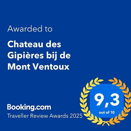 Chateau Des Gipieres Bij De Mont Ventoux モンブリュン・レ・バン エクステリア 写真